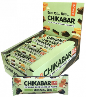 Bombbar CHIKALAB Батончик глазированный с начинкой (20 шт в уп) Упаковка 60&nbsp;г (превью)