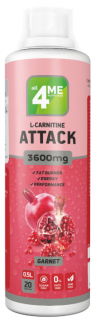 4Me Nutrition L-carnitine + Guarana ATTACK 3600 500&nbsp;Мл (превью)
