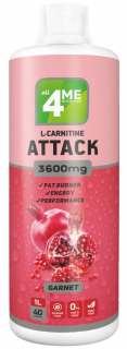 4Me Nutrition L-carnitine + Guarana ATTACK 3600 1000&nbsp;Мл (превью)
