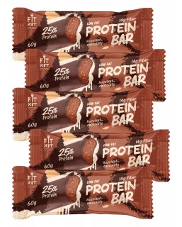 Уценка Protein BAR (20шт в уп) Упаковка 60 г Шоколад-фундук (hazelnut chocolate) мятая