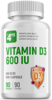 4Me Nutrition Vitamin D3 600 IU (превью)