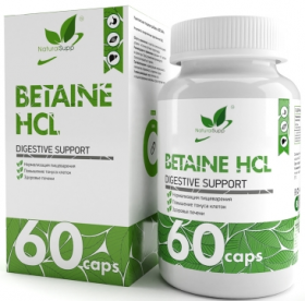 NaturalSupp BETAINE HCL (в форме бетаина гидрохлорид - 500мг)