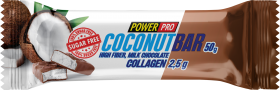 PowerPro Батончик без сахара с кокосовой стружкой (20шт в уп) 50&nbsp;г (превью)