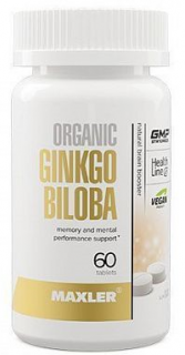 Maxler Ginkgo Biloba Organic 60&nbsp;таб (превью)