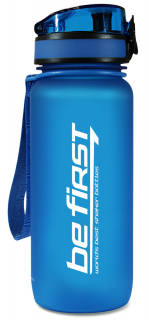 Be First Бутылка для воды ТРИТАН, КРЫШКА С ЗАЩИТОЙ (BF13037-BLUE) 650&nbsp;Мл
