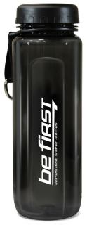 Be First Бутылка для воды ТРИТАН плоская крышка (BF16003-BLACK) 750&nbsp;Мл