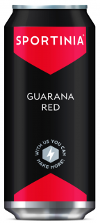 Sportinia GUARANA (2400 mg) (12шт в уп) ж/б газированный Упаковка 330&nbsp;Мл
