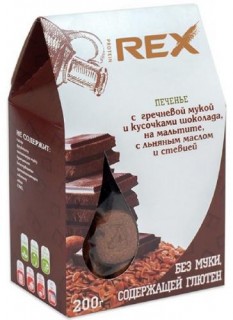 Proteinrex Печенье без сахара, без глютена 200&nbsp;г (превью)