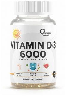 Optimum System Vitamin D-3 6000 365 softgels (превью)