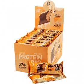 FITKIT Protein BAR (20шт в уп) Упаковка 60 г Солёная карамель (salted caramel) до 25.05.22 (превью)