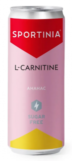 Sportinia L-carnitine (2500 mg) газированный Без сахара 330&nbsp;Мл (превью)