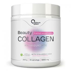 Optimum System Beauty Wellness Collagen 200 грамм (Apple) (превью)