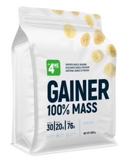 all4ME 100% MASS GAINER 3000 gr (Ваниль) квадропак дырочка заклеена