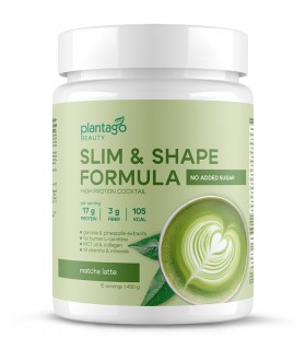 PLANTAGO Slim&Shape Formula коктейль протеиновый для похудения 450&nbsp;г (превью)