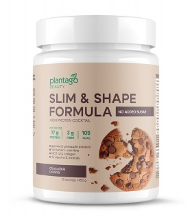 PLANTAGO Slim&Shape Formula коктейль протеиновый для похудения 450&nbsp;г (превью)