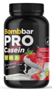 Bombbar Casein PRO 900 г Клубничный милкшейк без НДС (превью)