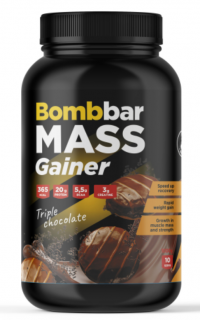 Bombbar Mass Gainer 1000 г Тройной шоколад без НДС (превью)