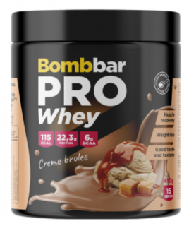 Bombbar Whey protein PRO 450 г Крем-брюле без НДС