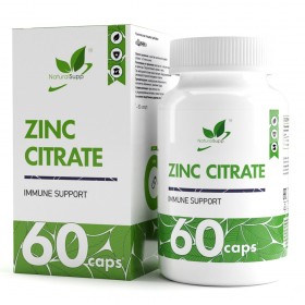 NaturalSupp Zinc citrate 60 капс без НДС