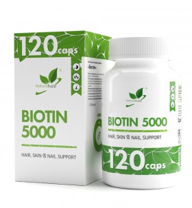 NaturalSupp Biotin 5000mcg 120 капс без НДС