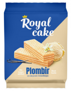 Proteinrex Вафли Royal Cake на сорбите 120 г со вкусом пломбира без НДС