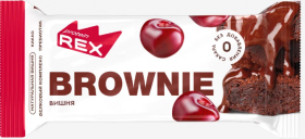 Proteinrex Пирожное протеиновое Brownie (12шт в уп) 50 г вишневое без НДС