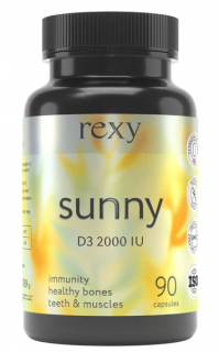 Proteinrex Rexy «sunny» ВИТАМИН D3 2000 МЕ 90 капс без НДС