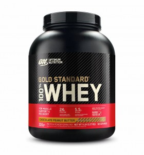 Optimum Nutrition 100 % Whey protein Gold standard 908 г Chocolate Peanut Butter без НДС