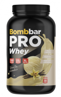 Bombbar Whey protein PRO 900 г Ванильно-сливочный пломбир без НДС