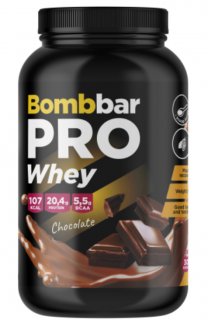 Bombbar Whey protein PRO 900 г "Шоколадный" без НДС