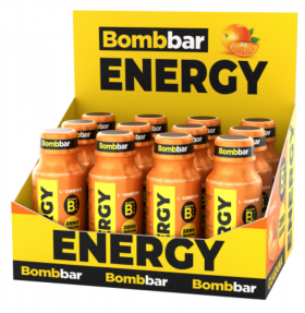 BOMBBAR Напиток Energy L-Карнитин с гуараной (12шт в уп) 500 мл Апельсин без НДС (превью)