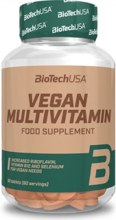 BioTech USA Vegan Multivitamin 60 таб без НДС