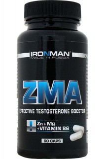 Ironman ZMA (Цинк-магний аспартат) 60 капс без НДС