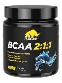 Prime Kraft BCAA 2:1:1 (спец. пищевой продукт СГР) 150 г pure без НДС (превью)