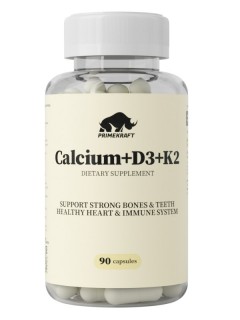 Prime Kraft Calcium+D3+K2 90 капс без НДС