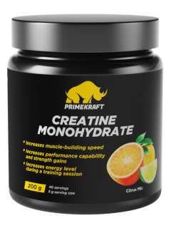 Prime Kraft Creatine Monohydrate банка 200 г citrus mix без НДС