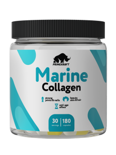 Prime Kraft Hydrolyzed marine collagen peptides 180 капс без НДС