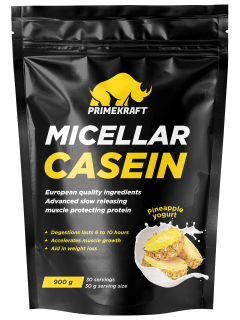 Prime Kraft MICELLAR CASEIN (спец. пищевой продукт СГР) 900 г Ананасовый йогурт без НДС