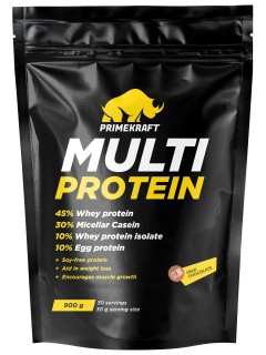 Prime Kraft MULTI PROTEIN 900 г Молочный шоколад без НДС (превью)