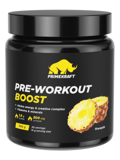 Prime Kraft Pre-Workout Boost банка Ананас 300 г без НДС