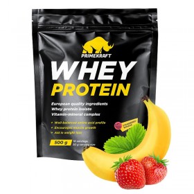 Prime Kraft Whey protein (спец. пищевой продукт СГР) 500 г Клубника-банан без НДС (превью)