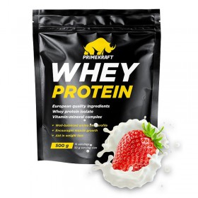 Prime Kraft Whey protein (спец. пищевой продукт СГР) 500 г Клубничный йогурт без НДС (превью)