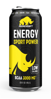 Prime Kraft Напиток ENERGY SPORT POWER BCAA 3000 mg (12шт в уп) 500 мл без НДС