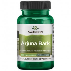 Swanson Arjuna Bark 10:1 Extract 40 mg 60 Caps (превью)