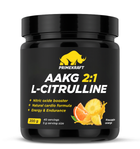 Prime Kraft AAKG 2:1 & L-CITRULLINE DL-MALATE банка 200&nbsp;г