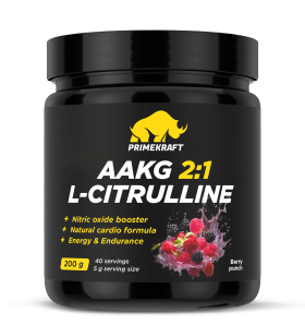 Prime Kraft AAKG 2:1 & L-CITRULLINE DL-MALATE банка 200&nbsp;г