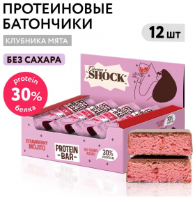 FitnesSHOCK Батончик глазированный (12шт в уп) 40&nbsp;г